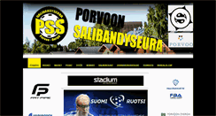 Desktop Screenshot of porvoonsalibandyseura.net